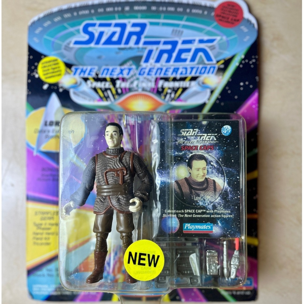 Playmates Star Trek TNG Lore Action Figure Male 4.5in Brown Vintage 1993 6022